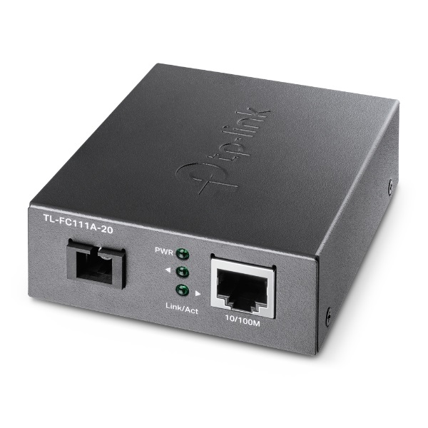 TP-LINK Optikai Media Konverter WDM 100(réz)-100FX(SC) Single mód, TL-FC111A-20 (TL-FC111A-20)