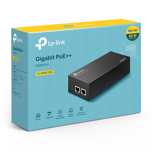TP-LINK POE++ Injektor 60W, POE170S (POE170S)