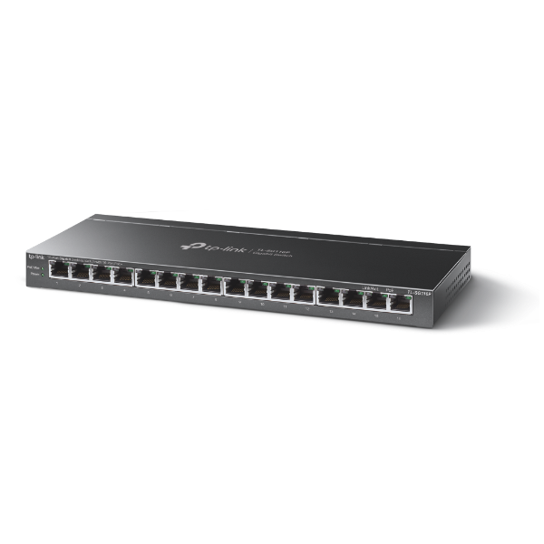 TP-LINK Switch 16x1000Mbps(16xPOE+), TL-SG116P (TL-SG116P)