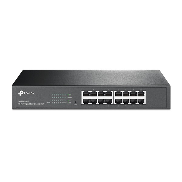 TP-Link TL-SG1016DE 16port 10/100/1000Mbps LAN Smart menedzselhető  Switch (TL-SG1016DE)