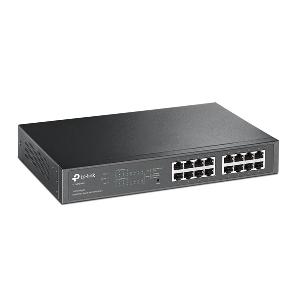 TP-LINK Switch 16x1000Mbps (8xPOE), Easy Smart, TL-SG1016PE (TL-SG1016PE)