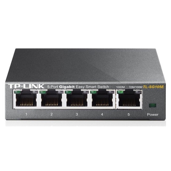 TP-LINK Switch 5x1000Mbps, Easy Smart, TL-SG105E (TL-SG105E)