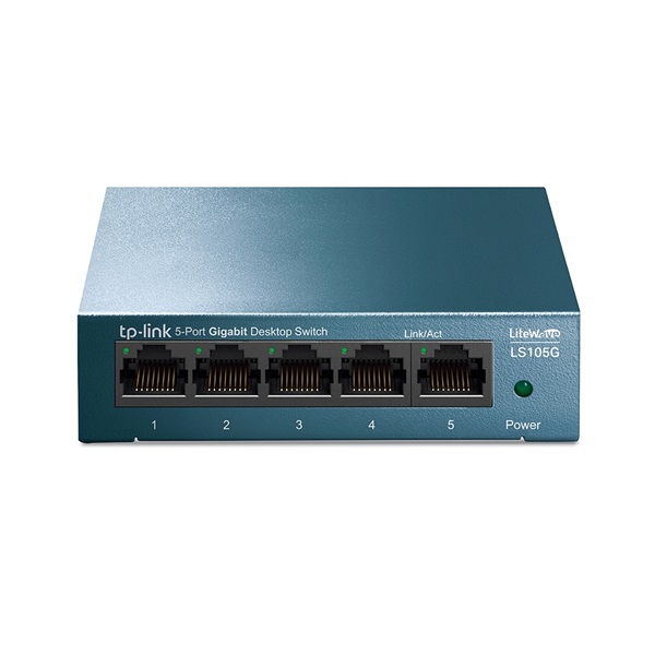 TP-LINK Switch 5x1000Mbps Fémházas, LS105G (LS105G)