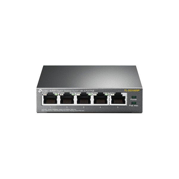 TP-LINK Switch 5x1000Mbps (4xPOE), TL-SG1005P (TL-SG1005P)