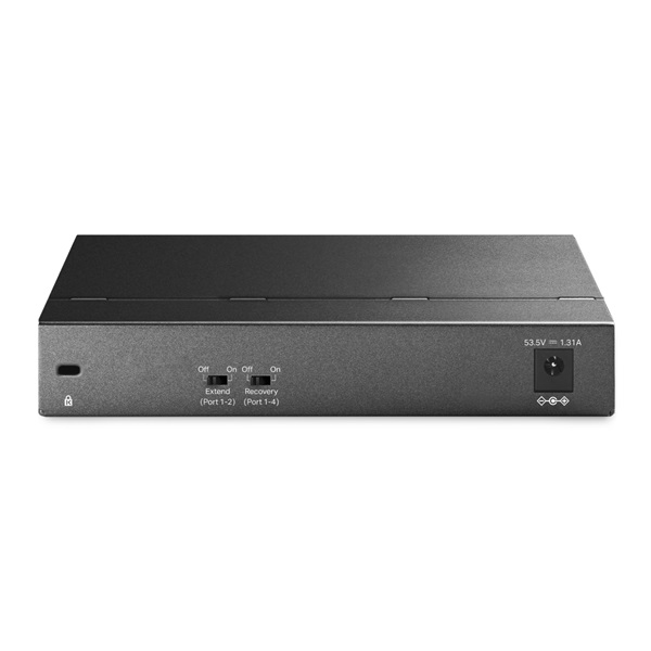 TP-LINK Switch 6x1000Mbps(3xPOE+ + 1xPOE++) Fémházas Asztali, TL-SG1006PP (TL-SG1006PP)