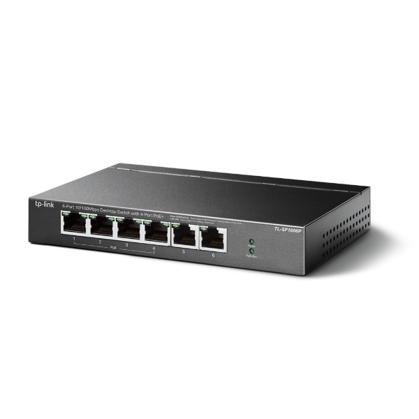 TP-LINK Switch 6x100Mbps (4xPOE+), TL-SF1006P (TL-SF1006P)