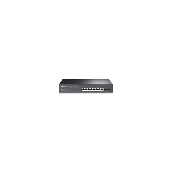 TP-LINK Switch 8x1000Mbps (8xPOE+) + 2xSFP, Menedzselhető, SG2210MP (SG2210MP)