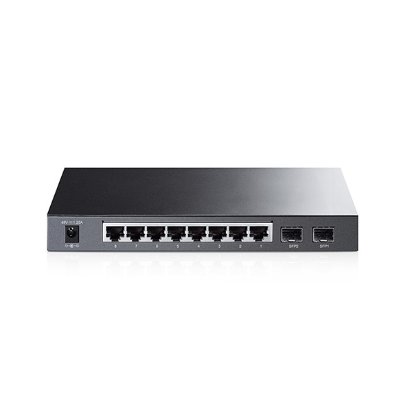 TP-LINK Switch 8x1000Mbps (8xPOE) + 2xSFP, Menedzselhető, SG2210P (SG2210P)
