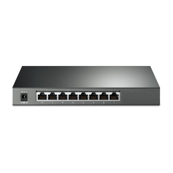 TP-LINK Switch 8x1000Mbps, Fémházas Asztali/Rackes, Menedzselhető, SG2008 (SG2008)
