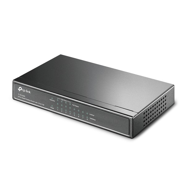 TP-LINK Switch 8x1000Mbps (4xPOE), TL-SG1008P (TL-SG1008P)