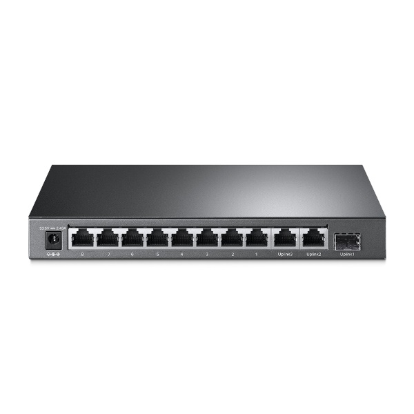TP-LINK Switch 8x100Mbps (8xPOE+) + 2x1000Mbps + 1xGigabit SFP, TL-SL1311MP (TL-SL1311MP)