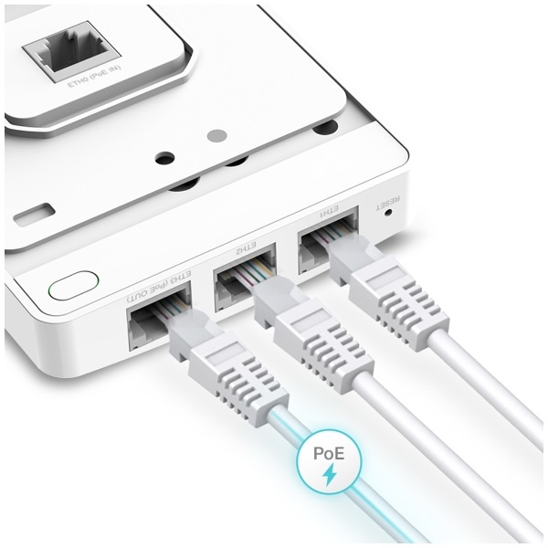 TP-LINK Wireless Access Point Dual Band AC1200 Falra rögzíthető, EAP235-WALL (EAP235-WALL)