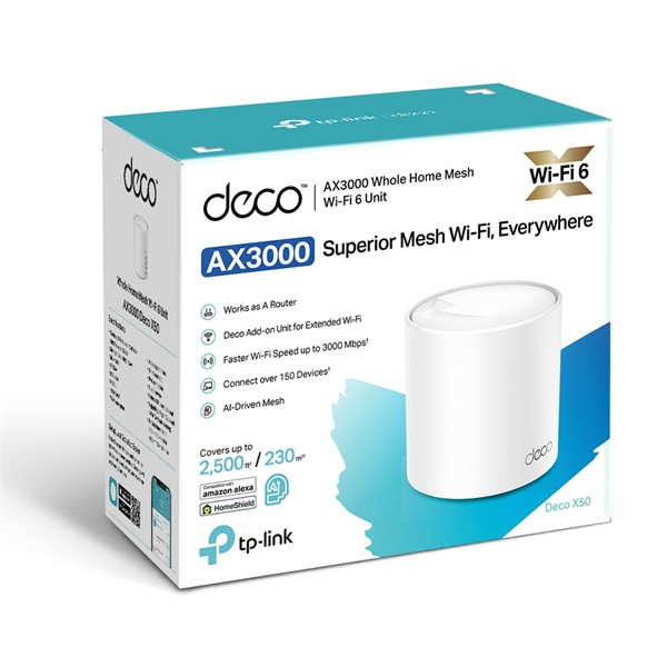 TP-LINK Wireless Mesh Networking system AX3000 DECO X50 (1-PACK) (DECO X50(1-PACK))