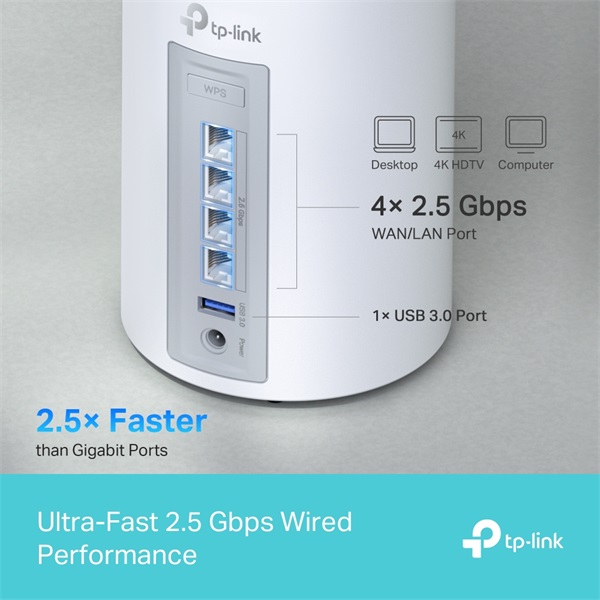 TP-LINK Wireless Mesh Networking system BE9300 Wi-Fi 7 DECO BE65(2-PACK) (DECO BE65(2-PACK))