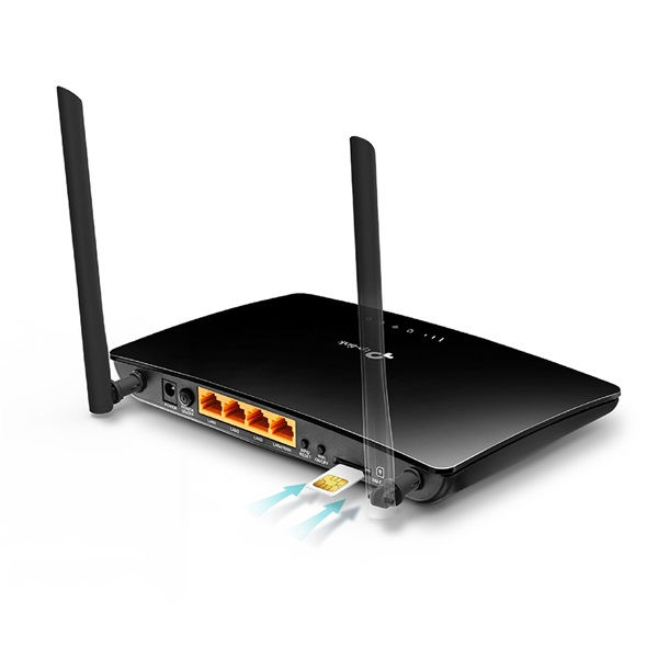 TP-LINK 3G/4G Modem + Wireless Router N-es 300Mbps 1xWAN(100Mbps) + 3xLAN(100Mbps), TL-MR6400 (TL-MR6400)