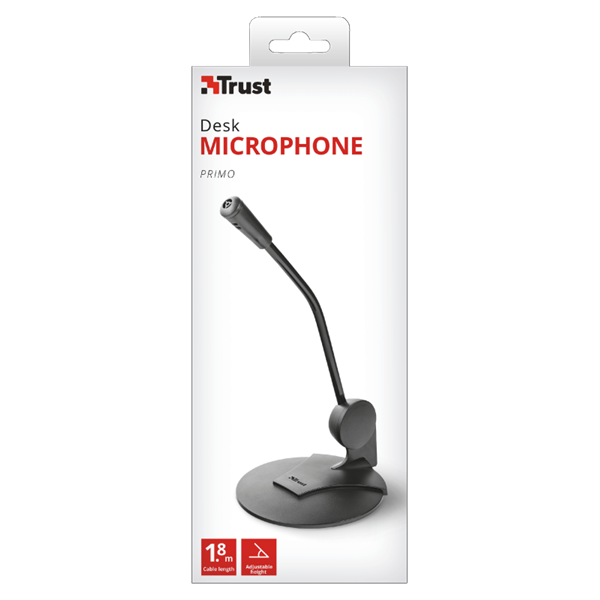 TRUST Mikrofon 21674 (Primo Desk Microphone for PC and laptop) (21674)