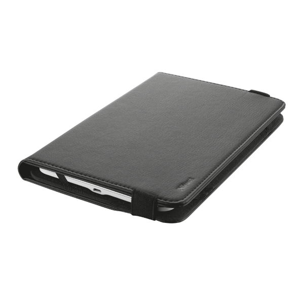 TRUST Összehajtható védőtok és állvány 7-8"-os táblagépekhez 20057, Primo Folio Case with Stand for 7-8" tablets - black (20057)