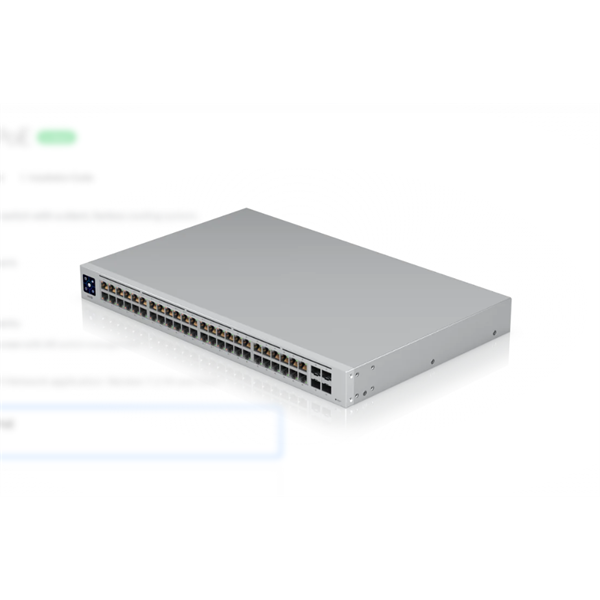 UBiQUiTi Switch 48x1000Mbps (32xPOE+) + 4x1000Mbps SFP, Menedzselhető, Rackes - USW-48-POE (USW-48-POE)