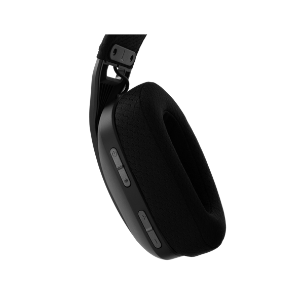 WHITE SHARK BUTTERFLY-B, GH-2442B, vezeték nélküli gamer fejhallgató, fekete (WS WGH-2442B)