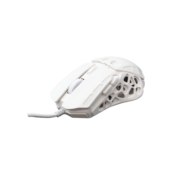 WHITE SHARK ECTOR-W GM-5016W RGB gamer egér, 12.200 dpi, 7 gombos fehér (WS GM-5016W)