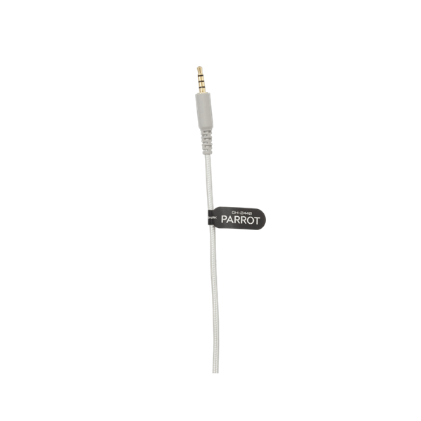 WHITE SHARK PARROT-W/G, GH-2440W/G, gamer fejhallgató, fehér/szürke (WS GH-2440W/G)