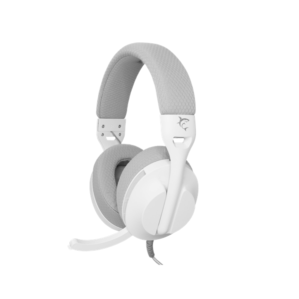 WHITE SHARK PARROT-W/G, GH-2440W/G, gamer fejhallgató, fehér/szürke (WS GH-2440W/G)