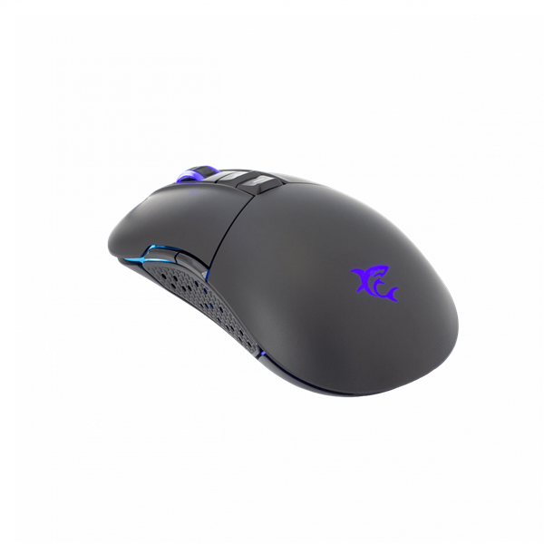 WHITE SHARK ARTHUR (GM-9005) gamer egér, 9D, fekete, 10000 dpi, RGB (GM-9005)
