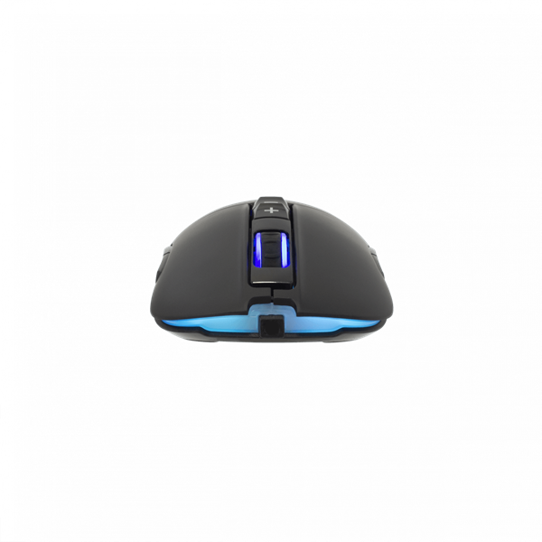 WHITE SHARK ARTHUR (GM-9005) gamer egér, 9D, fekete, 10000 dpi, RGB (GM-9005)