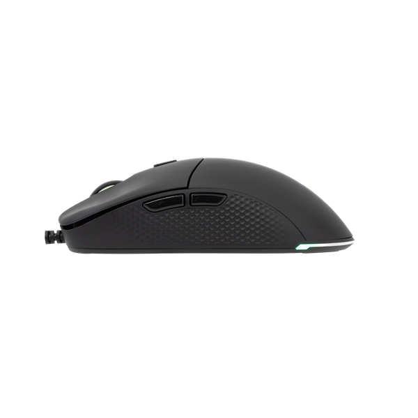 WHITE SHARK BAGDEMAGUS-B, GM-5010B gamer egér, 6D, fekete, 7200 dpi, RGB (WS GM-5010B)