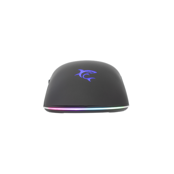 WHITE SHARK BAGDEMAGUS-B, GM-5010B gamer egér, 6D, fekete, 7200 dpi, RGB (WS GM-5010B)