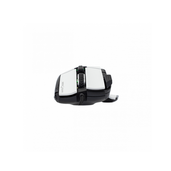 WHITE SHARK GM-9006W MARROK-W gamer egér, fehér, 12000 dpi (WS GM-9006W)