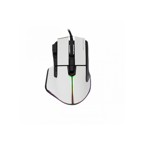 WHITE SHARK GM-9006W MARROK-W gamer egér, fehér, 12000 dpi (WS GM-9006W)