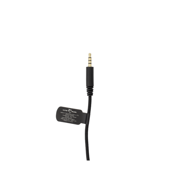 WHITE SHARK GORILLA-B/R, GH-2341-B/R gamer fejhallgató, fekete/piros, (3.5 Jack) (WS GH-2341B/R)