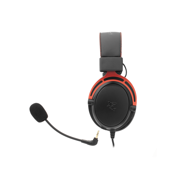 WHITE SHARK GORILLA-B/R, GH-2341-B/R gamer fejhallgató, fekete/piros, (3.5 Jack) (WS GH-2341B/R)