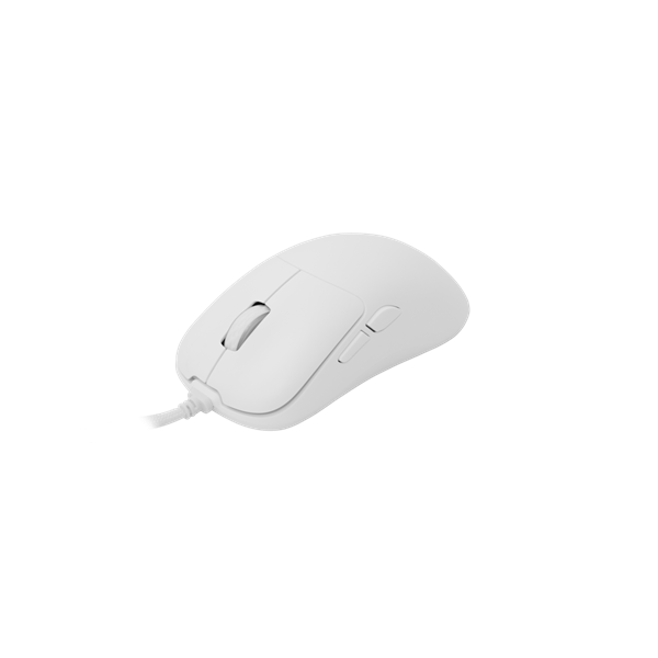 WHITE SHARK GRAPHENE-W, GM-5014W gamer egér,6D, fehér, 6200 dpi, RGB (WS GM-5014W)