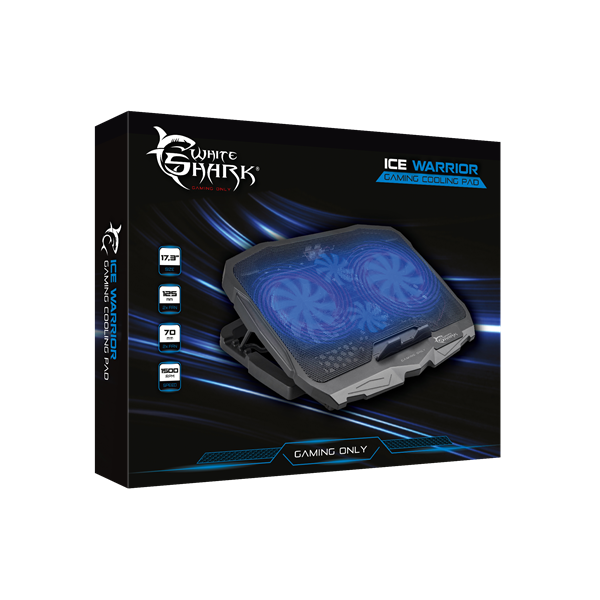 WHITE SHARK CP-25 ICE WARIOR Notebook hűtő, 4 ventillátor (WS CP-25)