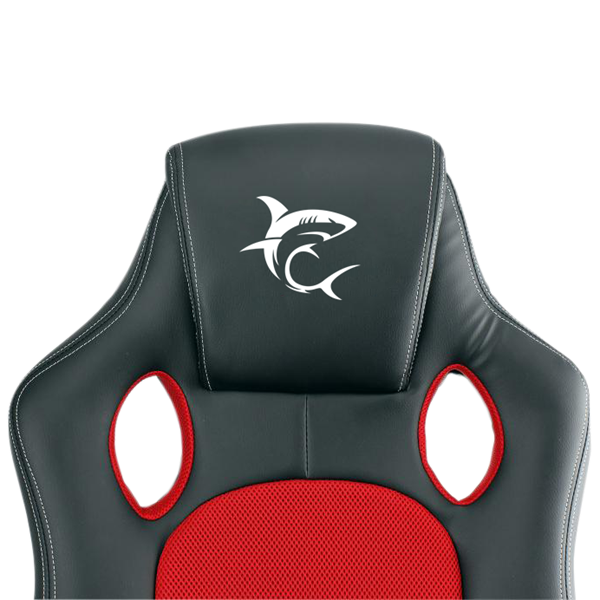 WHITE SHARK KINGS THRONE gamer szék fekete/piros (KINGS THRONE)