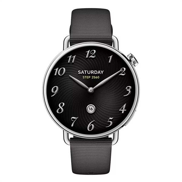 XIAOMI BHR07VRGL S4 Okosóra flourgumi szíjjal, 41mm, Fekete (BHR07VRGL)