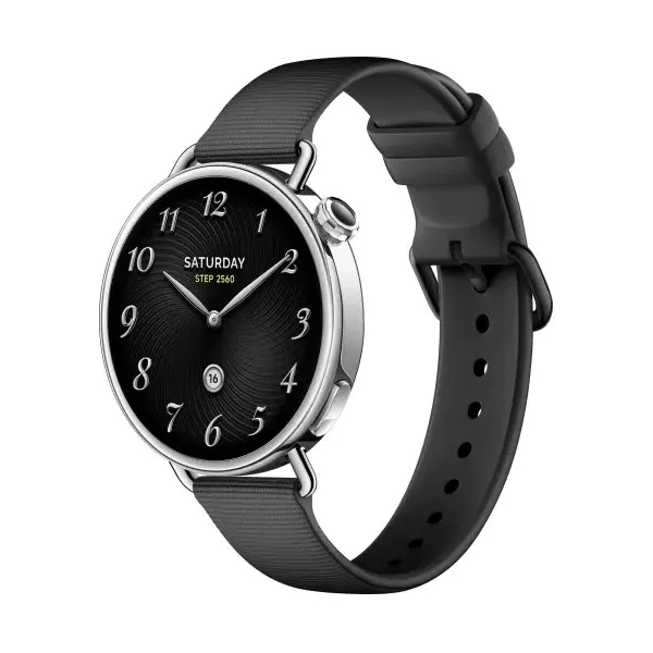 XIAOMI BHR07VRGL S4 Okosóra flourgumi szíjjal, 41mm, Fekete (BHR07VRGL)