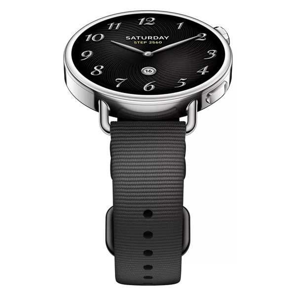XIAOMI BHR07VRGL S4 Okosóra flourgumi szíjjal, 41mm, Fekete (BHR07VRGL)