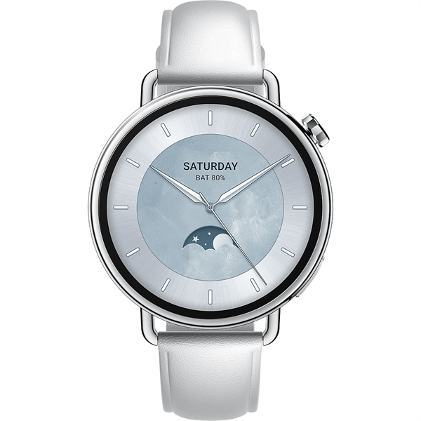XIAOMI BHR07VUGL S4 Okosóra bőrszíjjal, 41mm, Fehér (BHR07VUGL)