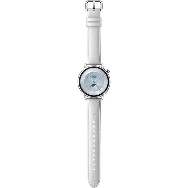 XIAOMI BHR07VUGL S4 Okosóra bőrszíjjal, 41mm, Fehér (BHR07VUGL)