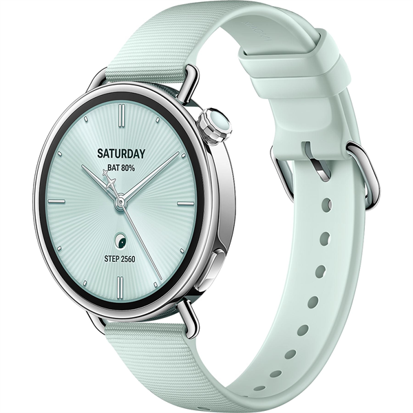 XIAOMI BHR080CGL S4 Okosóra flourgumi szíjjal, 41mm, Világoszöld (BHR080CGL)