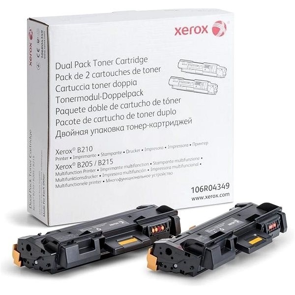 Xerox B2xx DMO Toner Black (2 x 3,000) (106R04349)