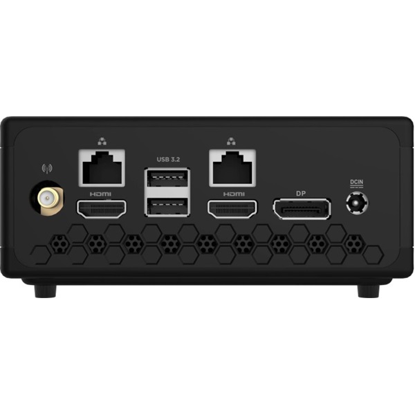 ZOTAC PC ZBOX, Intel N-series N100 3.4GHz, HDMI, Displayport, 2xLAN, WIFI, BT,M.2 + 2.5 HDD hely, 4xUSB Passzív (ZBOX-CI337NANO-BE)
