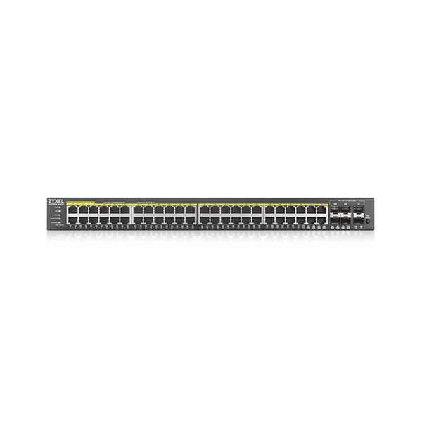 ZYXEL Switch 44x1000Mbps (44xPOE) + 4xGigabit kombó SFP + 2xGigabit SFP, Menedzselhető Rackes, GS2220-50HP-EU0101F (GS2220-50HP-EU0101F)