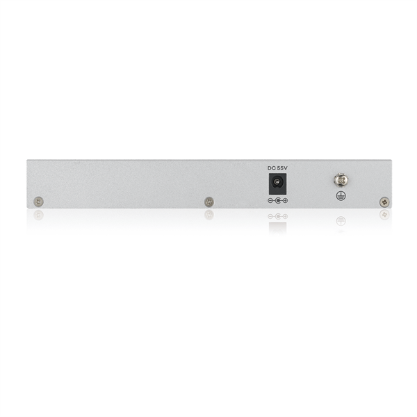 ZYXEL Switch 5x1000Mbps (4xPOE+), Fémházas Asztali, GS1200-5HPV2-EU0101F (GS1200-5HPV2-EU0101F)