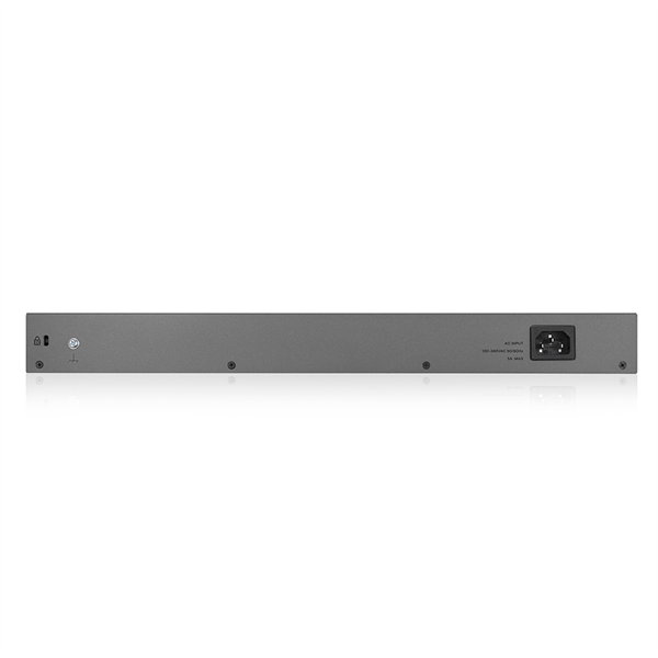 ZYXEL Switch 24x1000Mbps (24xPOE) + 2xGigabit kombó SFP Menedzselhető Rackes, GS1350-26HP-EU0101F (GS1350-26HP-EU0101F)