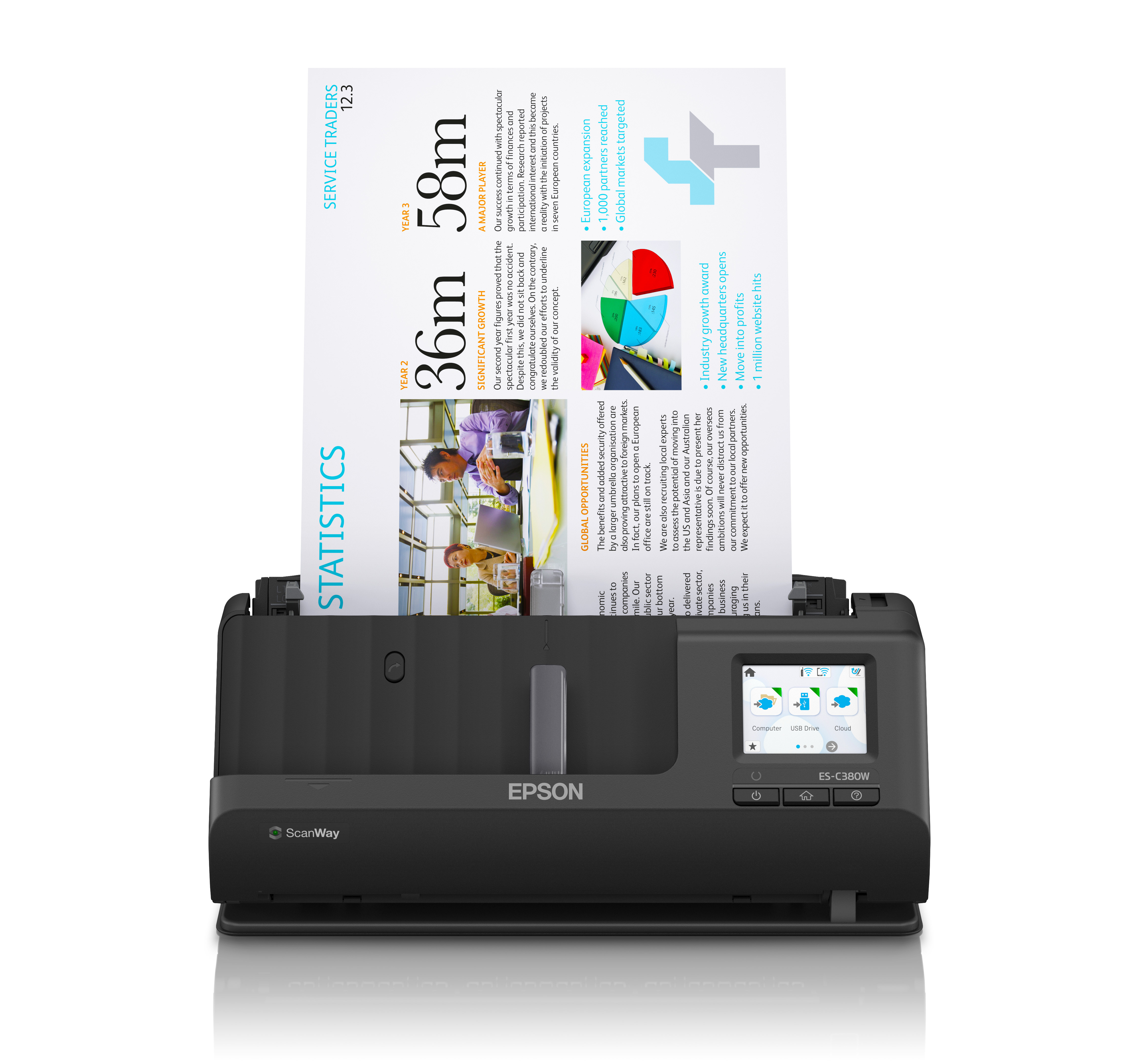 Epson WorkForce ES-C380W Szkenner (B11B269401)