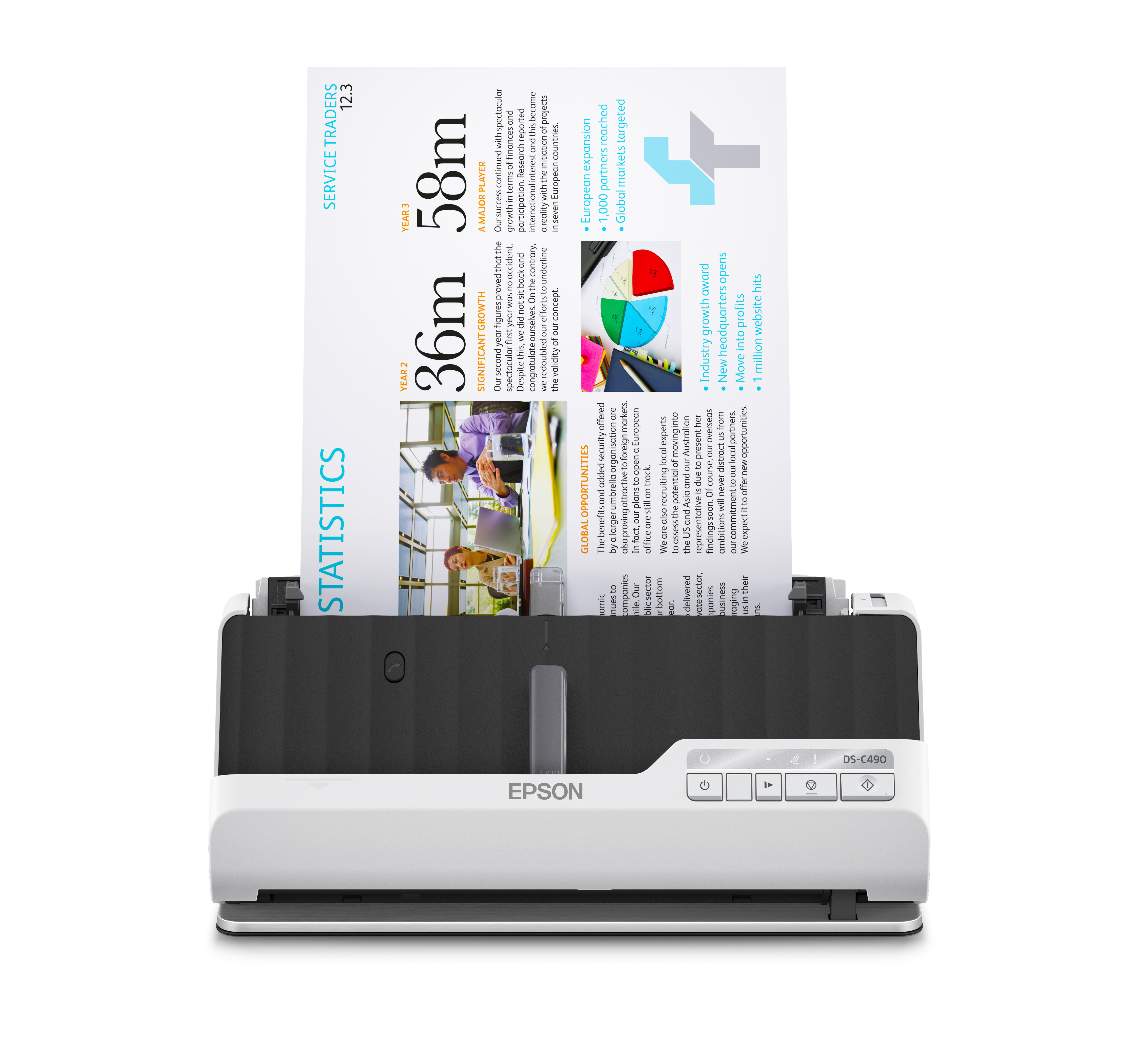 Epson WorkForce DS-C490 dokumentum szkenner (B11B271401)